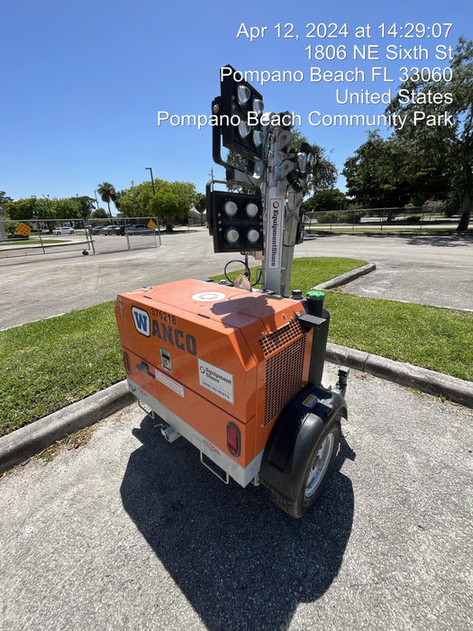 2023 Wanco WLTT-4MM4K Diesel, Deep Sea Controller, Shore Power Plug, Auto Start, (4) 350W LED Floodlights, 4kW Generator, 60 Gal Fuel Tank, 2" Ball, T3