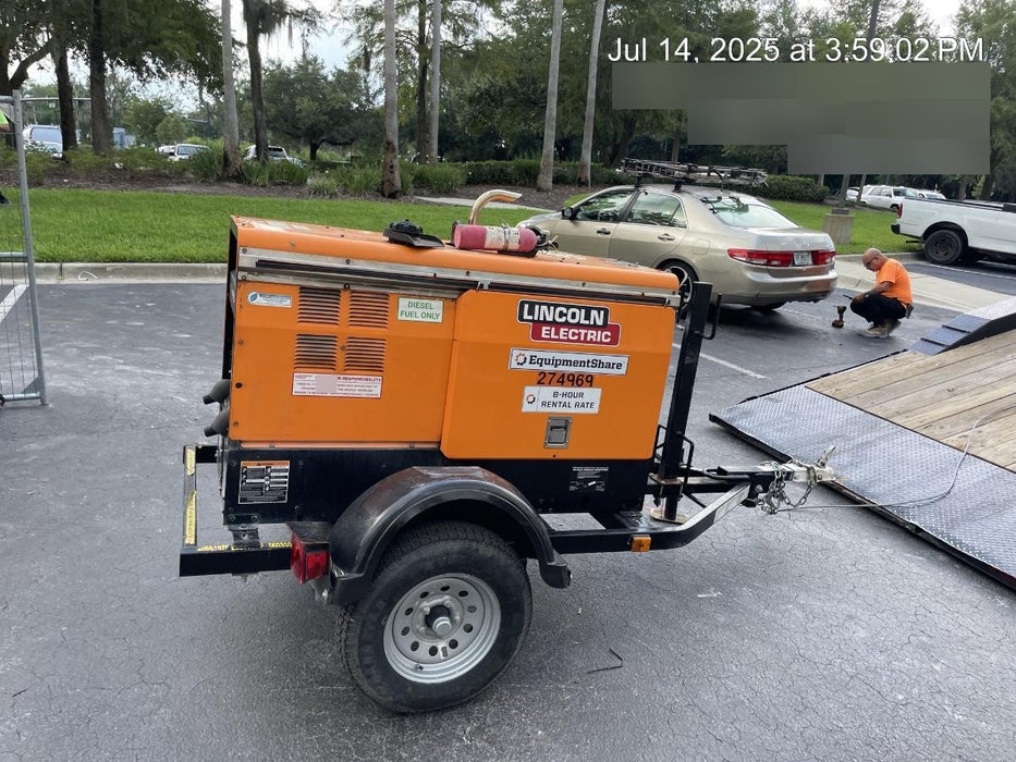 2022 Lincoln Electric LE400 Kubota V1505, Trlr, Cable Rack, Light Kit, ES Decals, T3