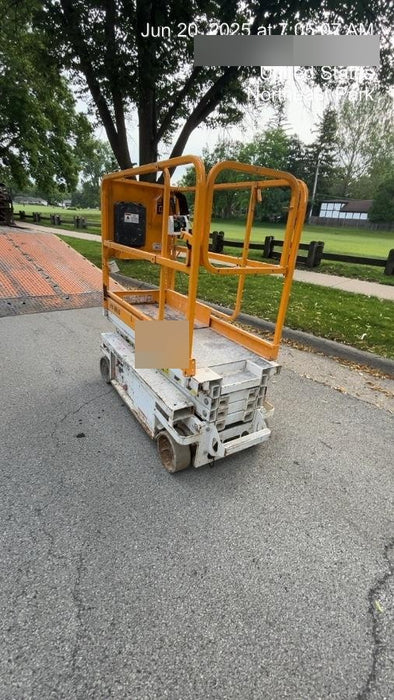 Custom Equipment HB-1430 <ul>
 <li>Hy-Brid Scissor Lift</li>
  <li>Platform capacity up to 670 lbs.</li>
  <li>Working height up to 20 ft</li>
  <li>Weighs under 1,700 lbs.</li>
  <li>Non-marking wheels </li>
</ul>