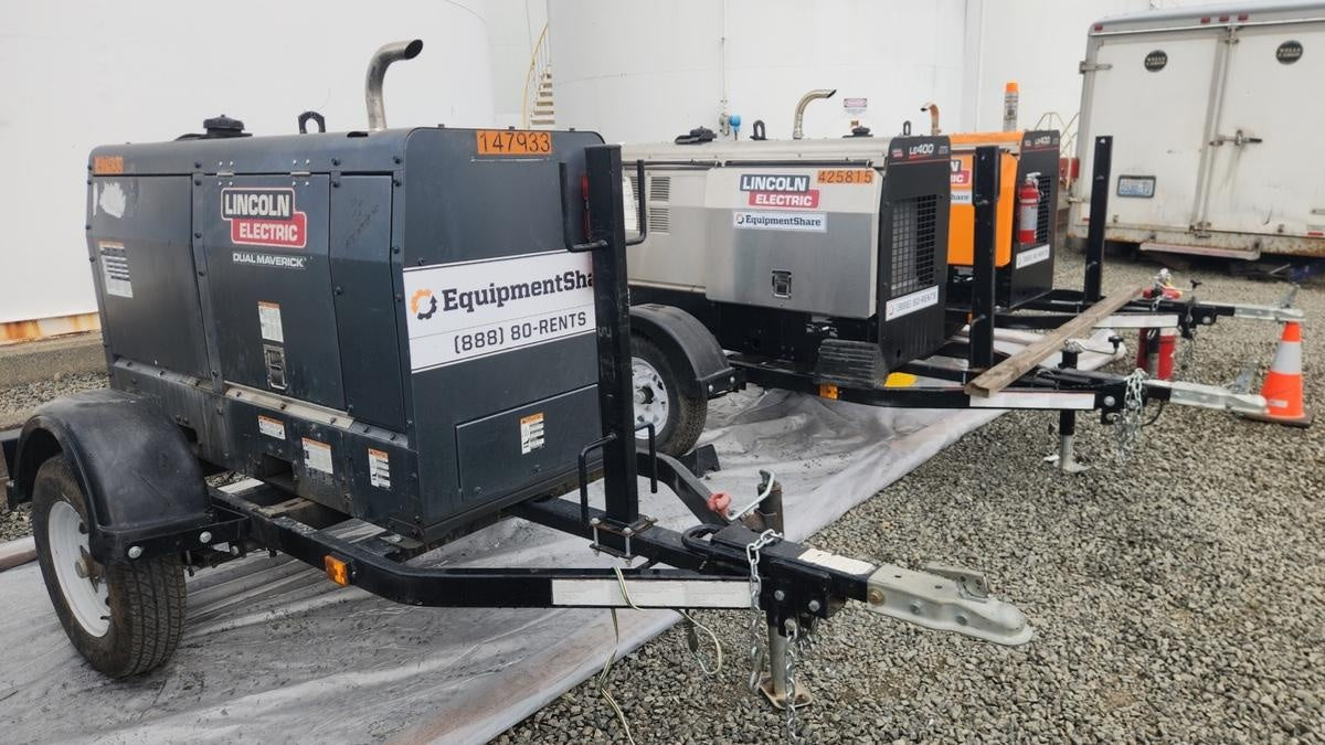 2021 Lincoln Electric Dual Maverick 200/200X Ready Pak 3 (includes trailer, cable rack, fender light kit)