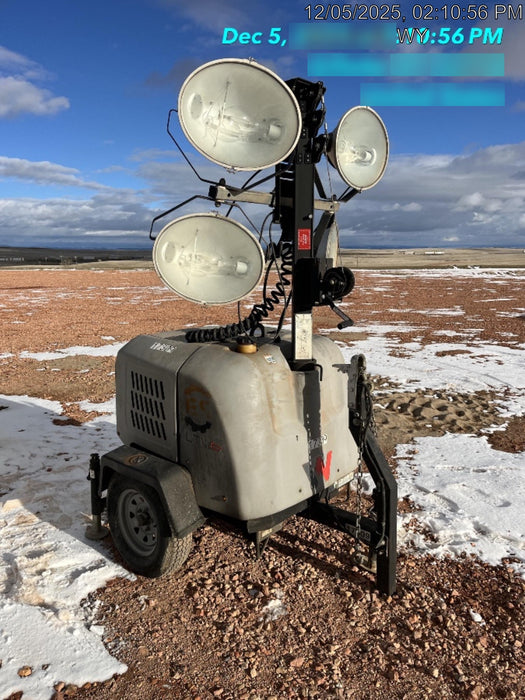 Wacker Neuson LTV6K-MH Wacker Neuson LTV6K Mobile Light Tower w/Fuel Level Sensor Installed