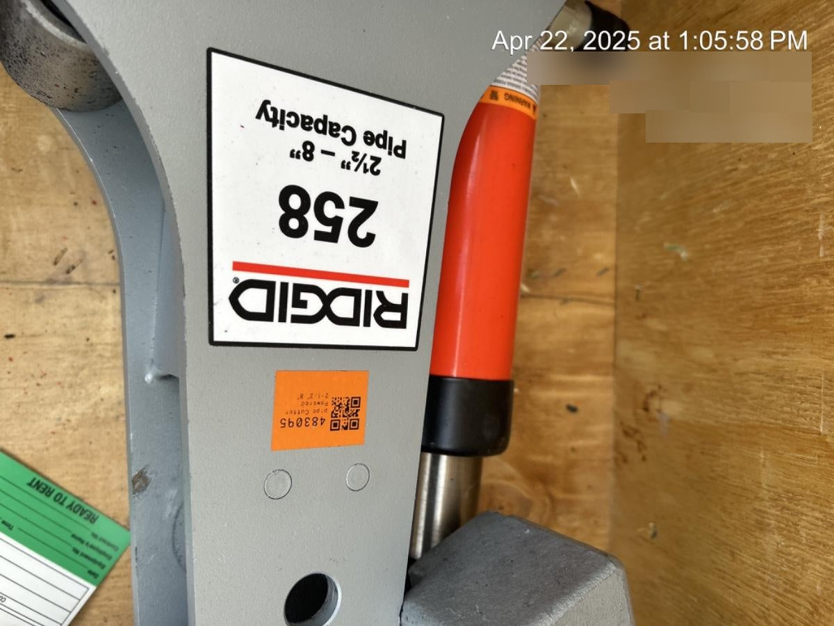 2023 RIDGID 258XL