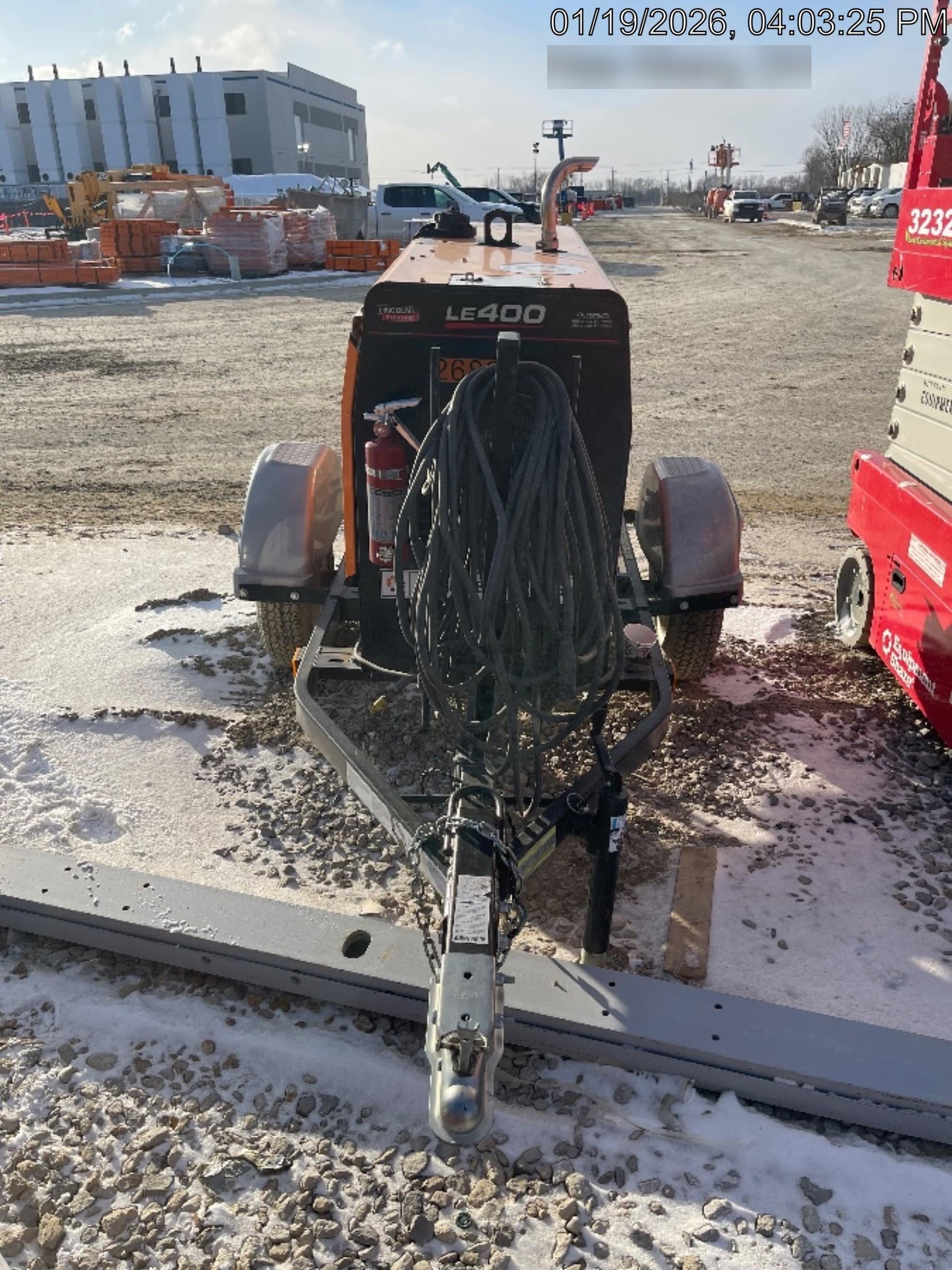 2022 Lincoln Electric LE400 Kubota V1505, Trlr, Cable Rack, Light Kit, ES Decals, T3