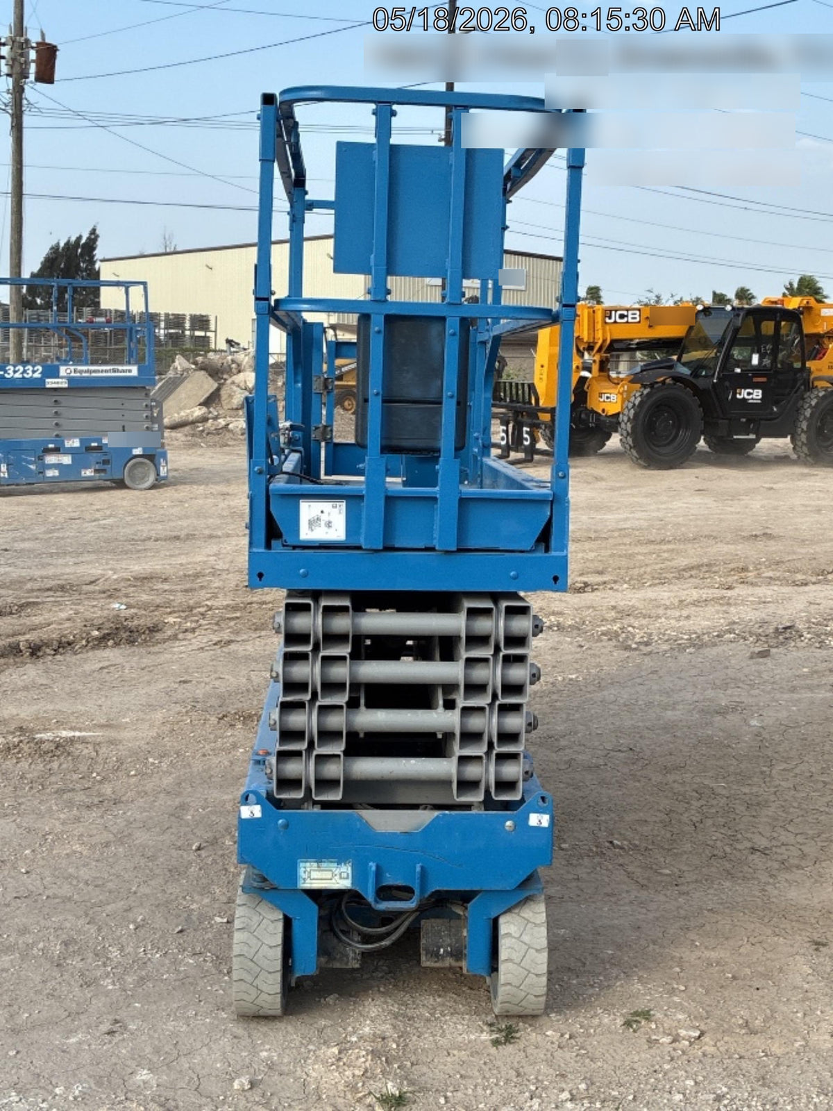 2018 Genie GS-3232 Genie GS3232 Lift w/Folding Rails and Swing Gate