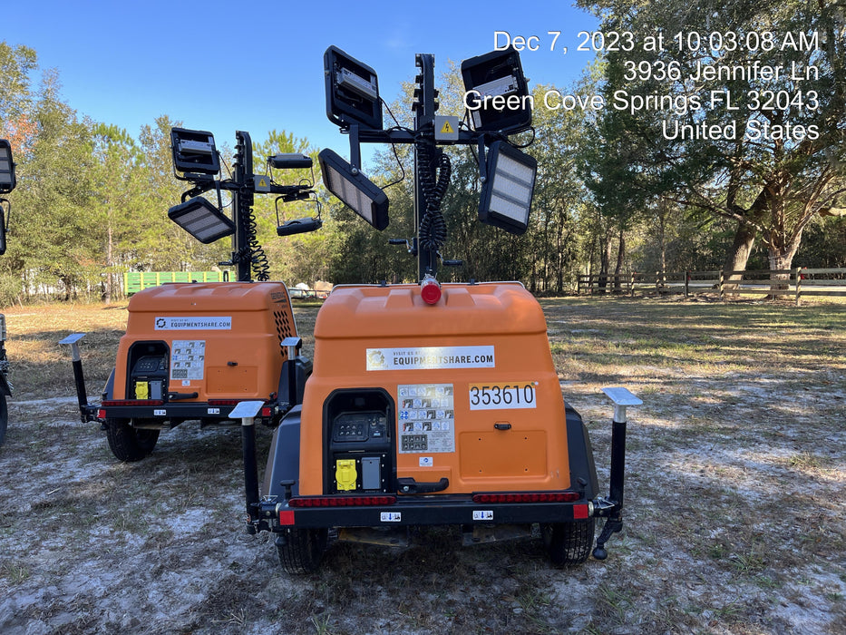 2023 Generac MLT2 Diesel, Flex Switch 120V Input, Powerzone Controller, (4) 320W LED Lights, 4kW Generator, 39.9 Gal Fuel Tank, 2" Ball, T3