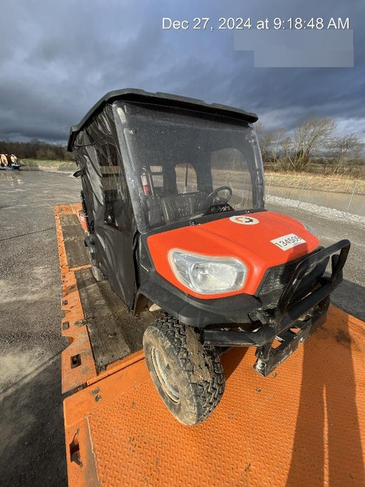 2021 Kubota RTV-X1140W-H Plastic Canopy, Windshield Acrylic Clear, LED Strobe Light, Wire Harness Kit, Back up Alarm