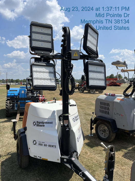 2023 Generac MLT2 Diesel, Flex Switch 120V Input, Powerzone Controller, (4) 320W LED Lights, 4kW Generator, 39.9 Gal Fuel Tank, 2" Ball, T3