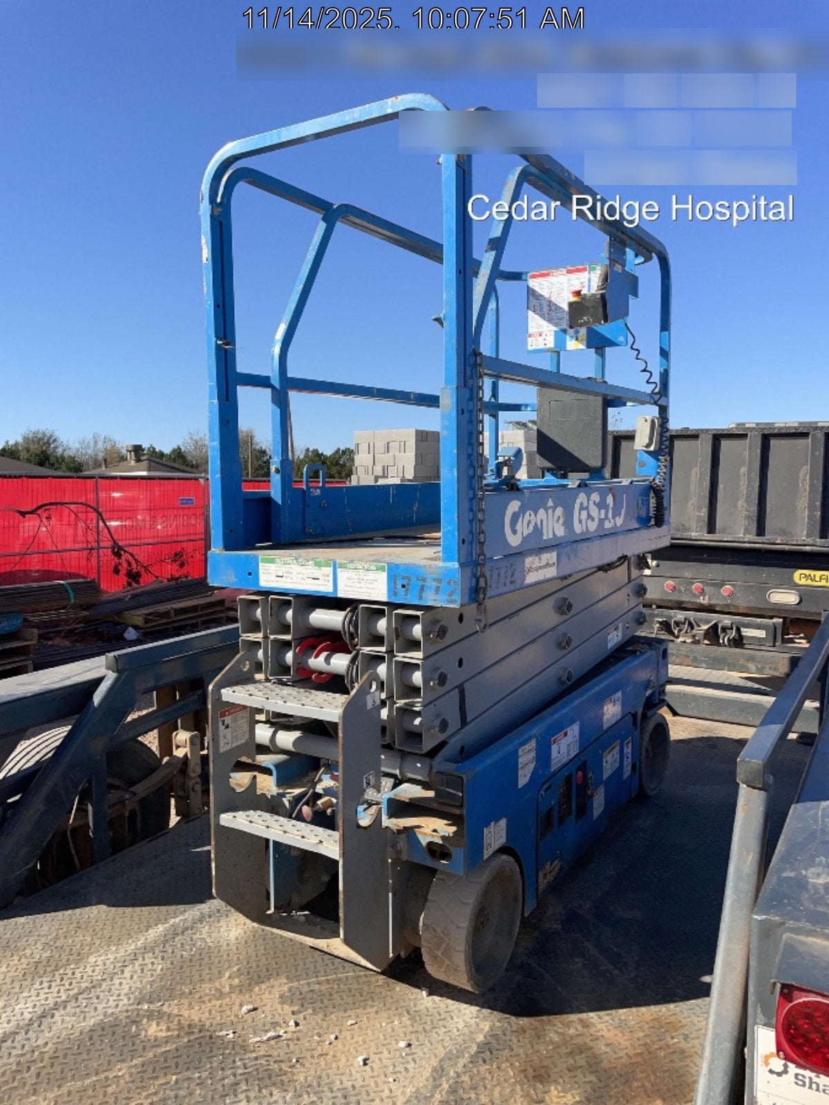 2018 Genie GS-1930 Genie GS-1930 w/Fixed Rail, Chain Entry