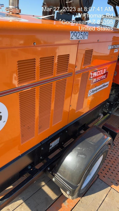 2023 Lincoln Electric Vantage 549X Crosslink Technology, Trailer Mounted, ES Decals, T3