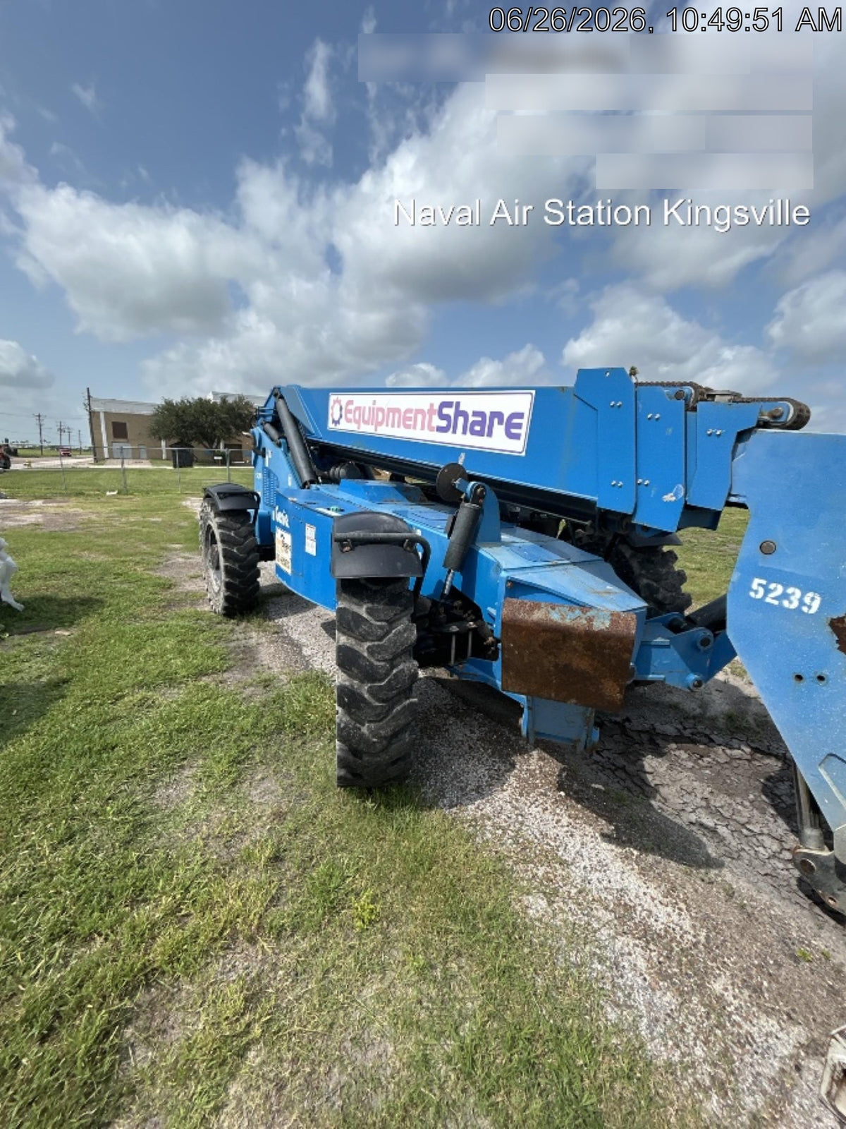 2017 Genie GTH-1056 Solid Tires, 60" carriage, Light Kit, Open ROPS, Flashing Beacon