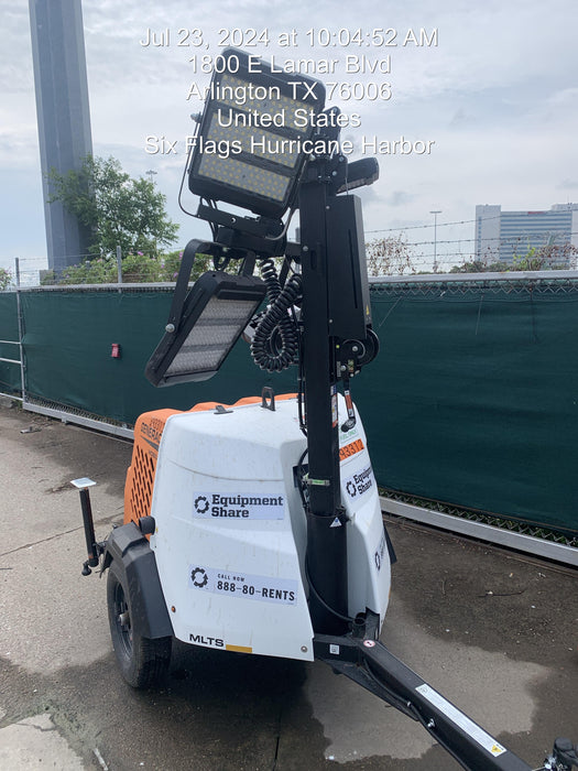 2024 Generac MLT2 Diesel, Flex Switch 120V Input, Powerzone Controller, 
(4) 320W LED Lights, 4kW Generator, 39.9 Gal Fuel Tank, 2" Ball, T3