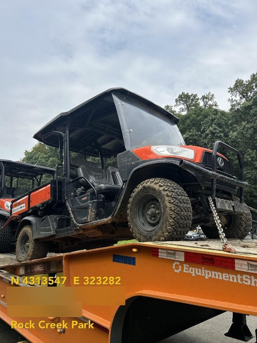 2022 Kubota RTV-X1140W-H Plastic Canopy, Windshield Acrylic Clear, LED Strobe Light, Wire Harness Kit, Back up Alarm