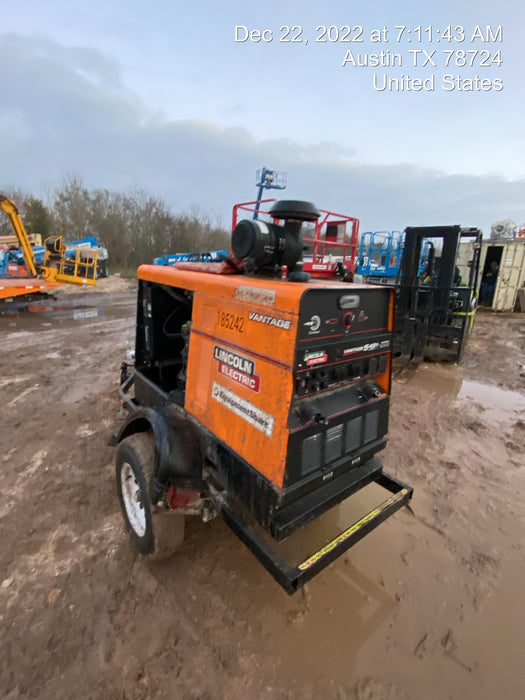 2021 Lincoln Electric Vantage 549X Ready Pak 3, ORANGE (includes trailer, cable rack, fender light kit)