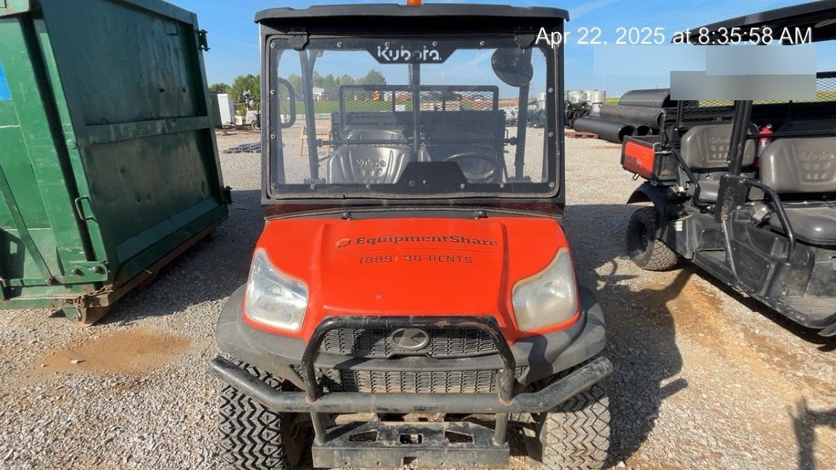 2019 Kubota RTV-X1140W-H 4wd Utility Cart, LED Strobe, Windshield Tempered Glass, Plastic Canopy, Wire Harness Kit, Backup Alarm
