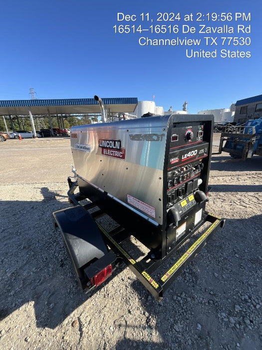 2024 Lincoln Electric LE400 Kubota V1505, Trlr, Cable Rack, Light Kit, ES Decals, T3