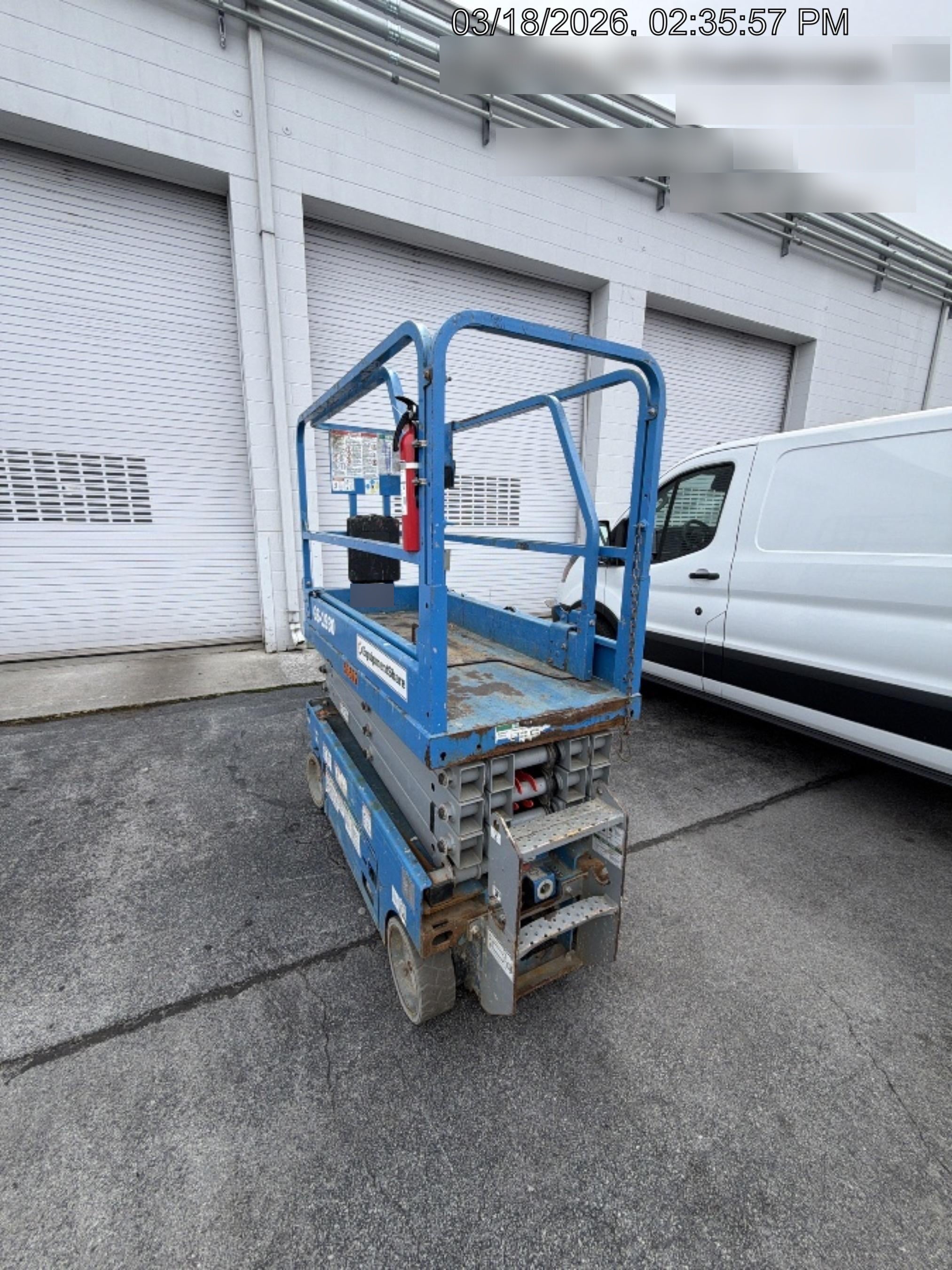 2019 Genie GS-1930 Fixed Rails with Chain Entry