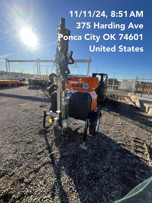 2024 Wanco WLTT-4MM4K Diesel, Deep Sea Controller, Shore Power Plug, Auto Start, (4) 350W LED Floodlights, 4kW Generator, 60 Gal Fuel Tank, 2" Ball, T3