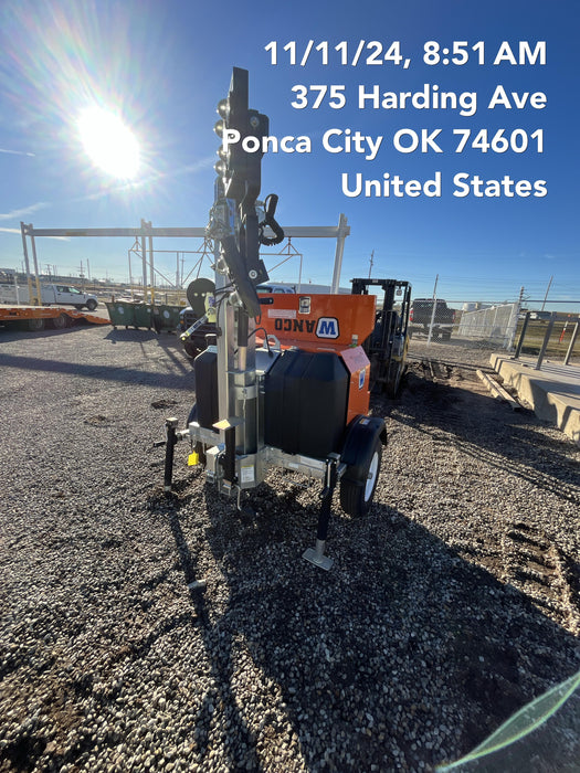 2024 Wanco WLTT-4MM4K Diesel, Deep Sea Controller, Shore Power Plug, Auto Start, (4) 350W LED Floodlights, 4kW Generator, 60 Gal Fuel Tank, 2" Ball, T3