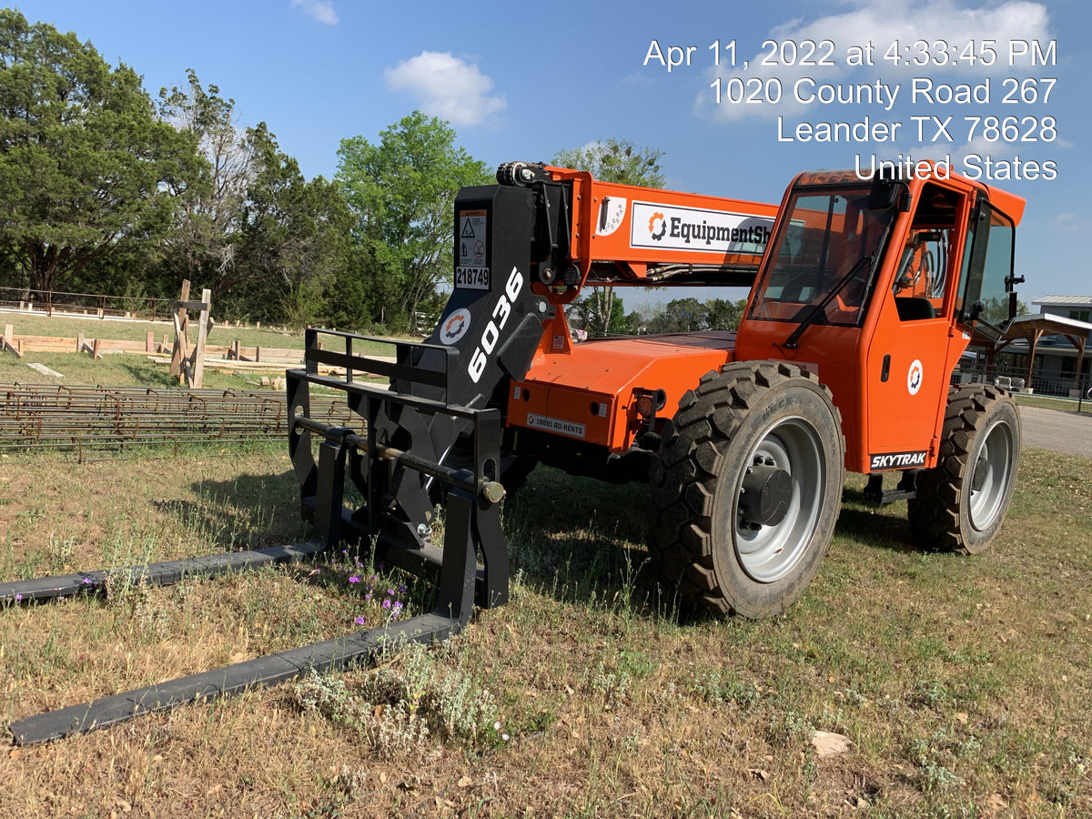 2022 Skytrak 6036 74Hp Dsl, Cab/Heat/Air, Duraforce FF Tires, LED WL