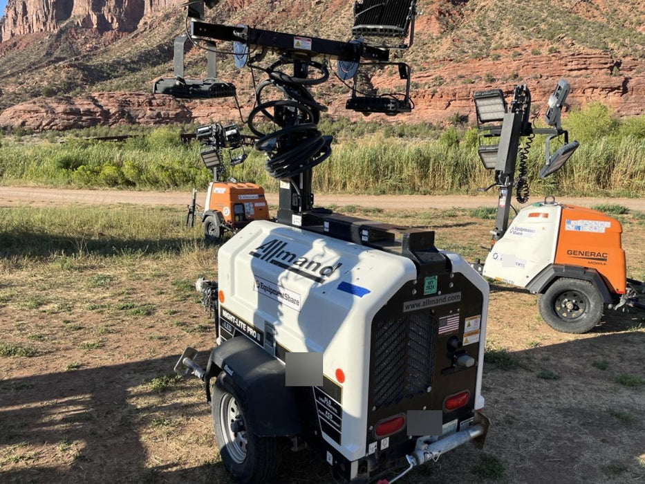 Allmand Bros. Night-Lite Pro II Allmand Night-Lite Pro II Allmand Night-Lite Pro II 8 kW Light Tower w/Kubota Engine, LED Light Package