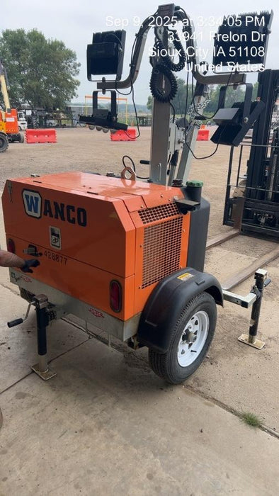 2024 Wanco WLTT-4MM4K Diesel, Deep Sea Controller, Shore Power Plug, Auto Start, (4) 350W LED Floodlights, 4kW Generator, 60 Gal Fuel Tank, 2" Ball, T3