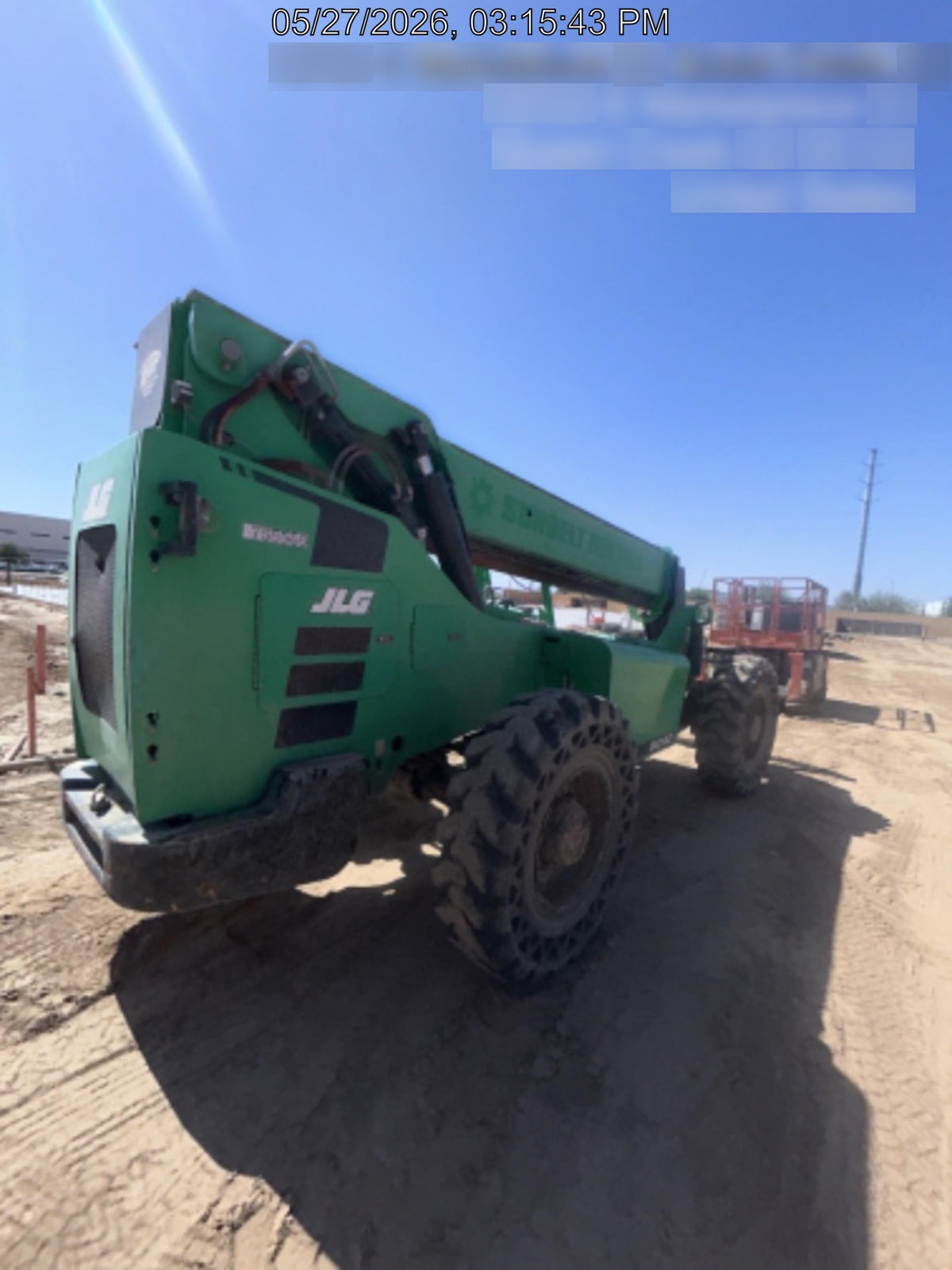 2018 Manitou MTA8044 MTA 8044 - 74 HP T4, Canopy, Worklights/Strobe, Beacon, 66" Carriage, 48" Forks, Solid Tires, Lift Hook, Aux Hydraulics