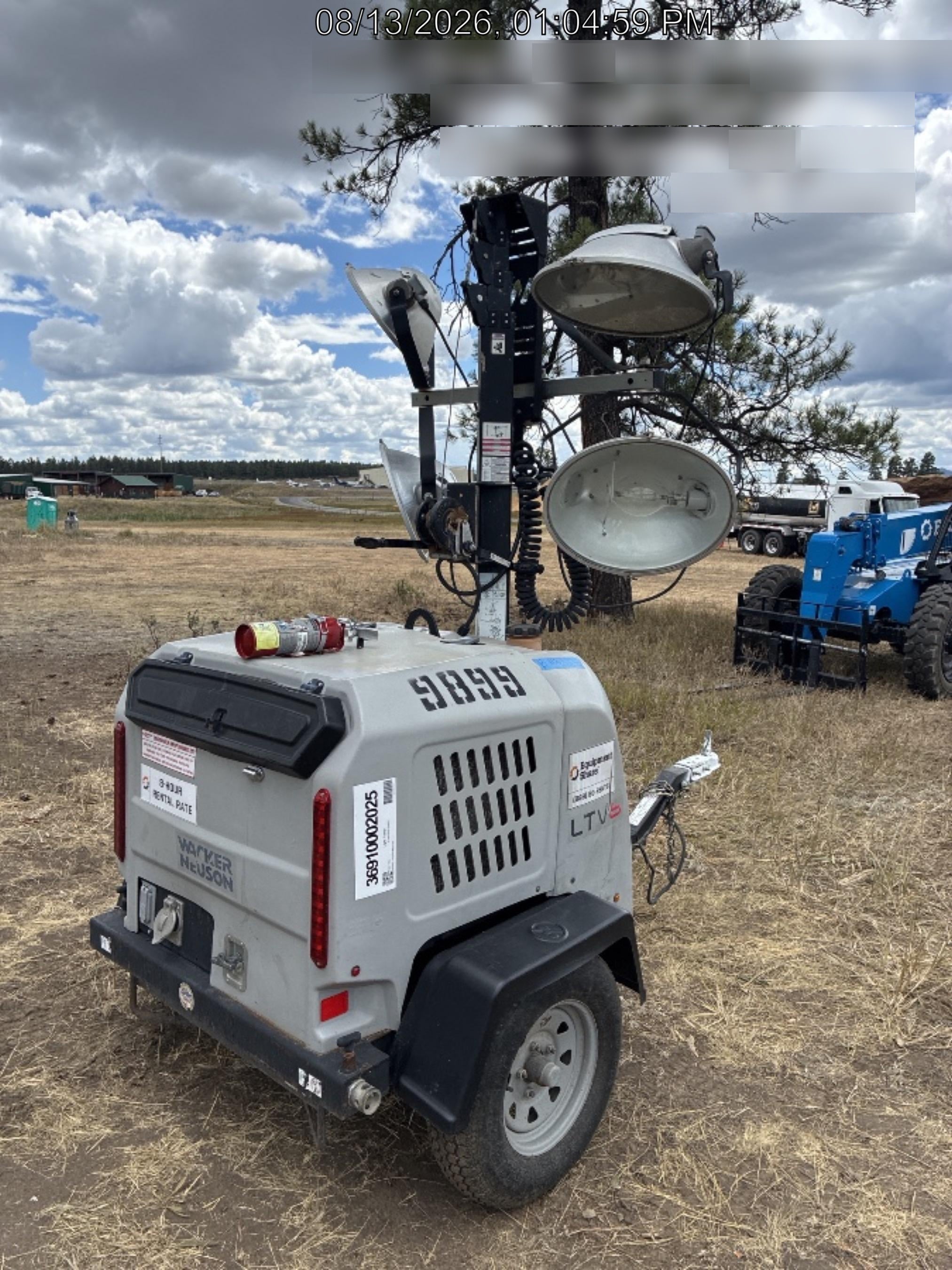 Wacker Neuson LTV6K-MH Wacker Neuson LTV6K Towable Light Tower