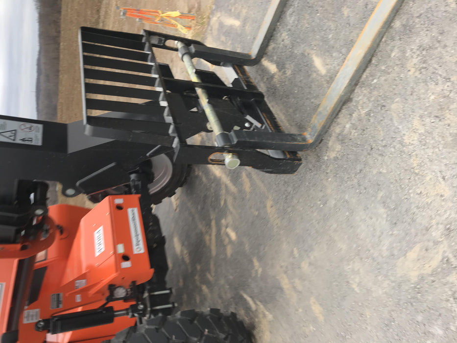 2019 Skytrak 6036 Cab/Heat/Air, Solid Tires, LED Work Lights, Beacon w/50" Carriage, 48" Pallet Forks