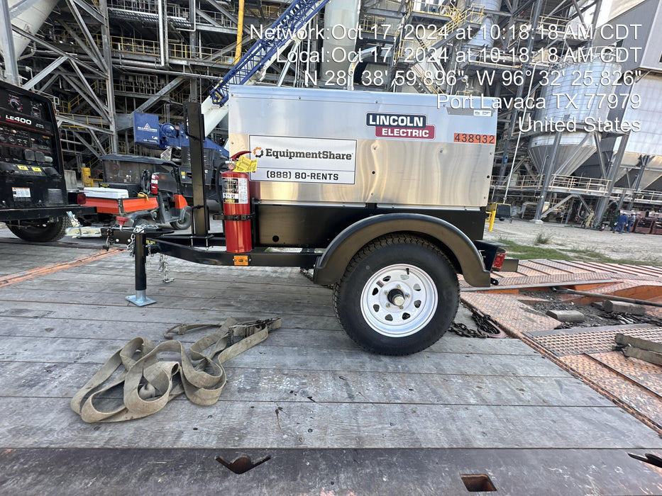 2024 Lincoln Electric LE400 Kubota V1505, Trlr, Cable Rack, Light Kit, ES Decals, T3