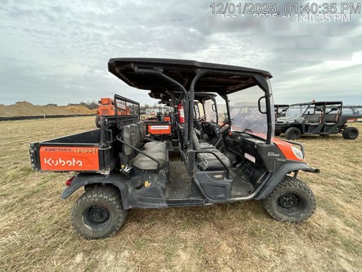 2021 Kubota RTV-X1140W-H Plastic Canopy, Windshield Acrylic Clear, LED Strobe Light, Wire Harness Kit, Back up Alarm