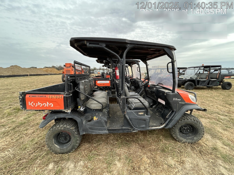 2021 Kubota RTV-X1140W-H Plastic Canopy, Windshield Acrylic Clear, LED Strobe Light, Wire Harness Kit, Back up Alarm