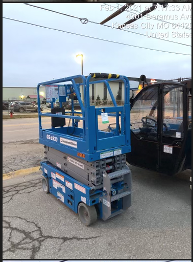 2020 Genie GS-1930 Solid Non Marking Tires, Beacon, Folding rails with half height swing gate
