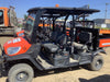 2019 Kubota RTV-X1140W-H 4wd Utility Cart, LED Strobe, Windshield Tempered Glass, Plastic Canopy, Wire Harness Kit, Backup Alarm