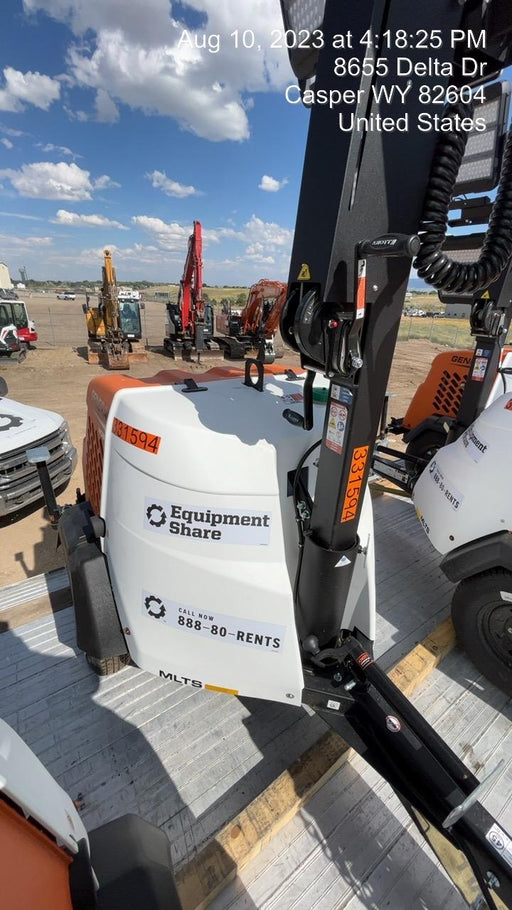 2023 Generac MLT2 Diesel, Flex Switch 120V Input, Powerzone Controller, (4) 320W LED Lights, 4kW Generator, 39.9 Gal Fuel Tank, 2" Ball, T3