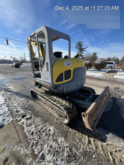 2019 Wacker Neuson EZ53 Open ROPS, Long Dipperstick, T4, VDS Manual QC, Buckets: 12/18/24"