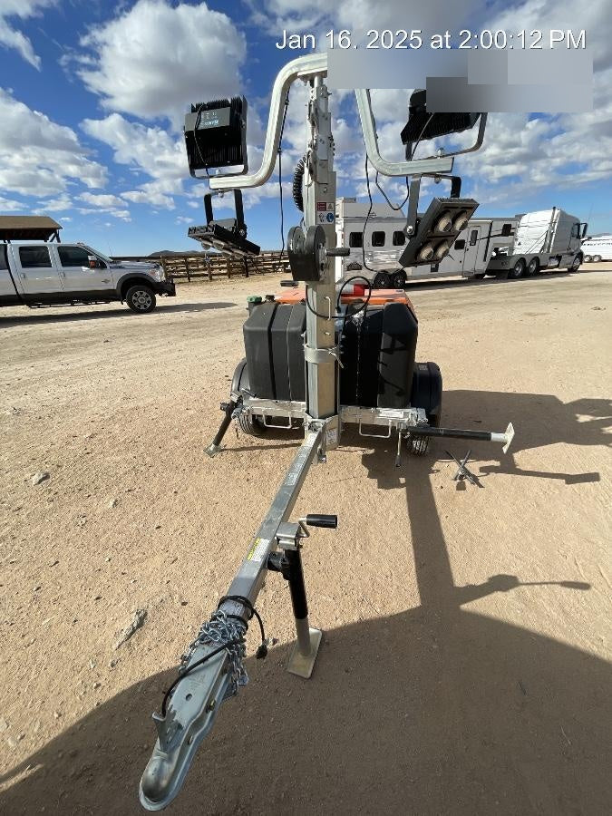 2024 Wanco WLTT-4MM4K Diesel, Deep Sea Controller, Shore Power Plug, Auto Start, (4) 350W LED Floodlights, 4kW Generator, 60 Gal Fuel Tank, 2" Ball, T3