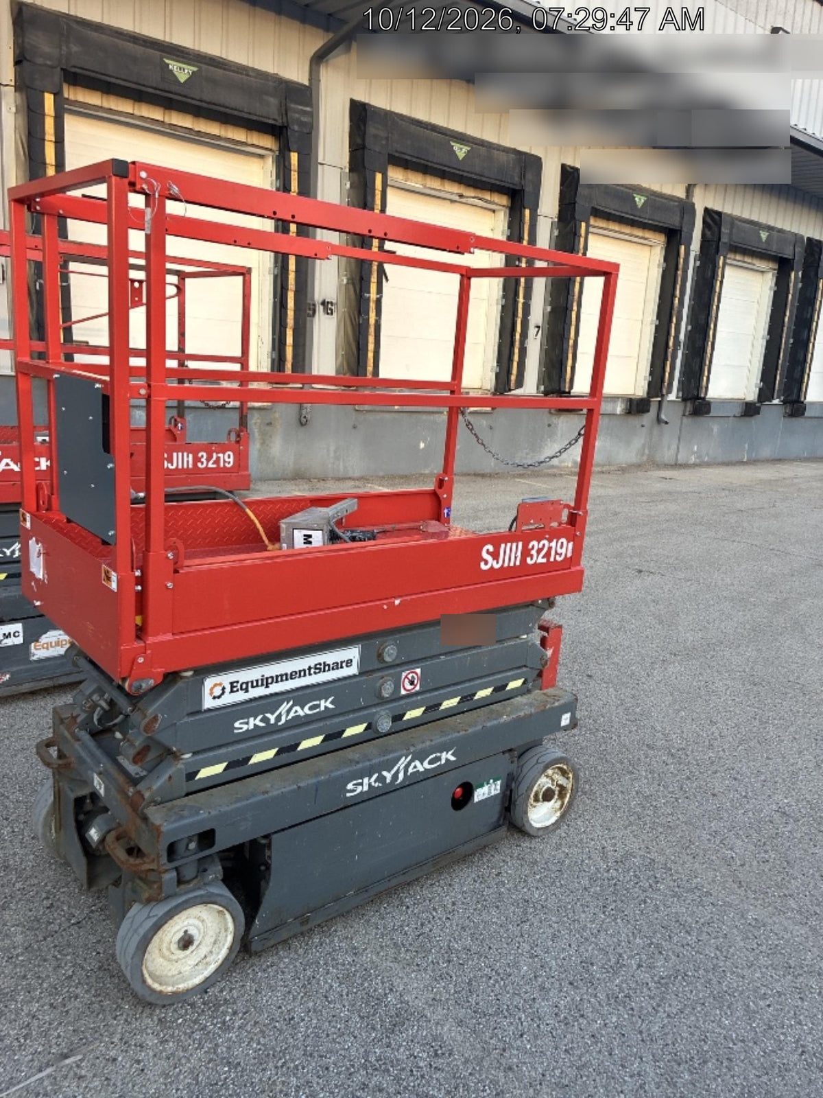 2019 Skyjack SJIII-3219 Standard Options, Trojan Batteries