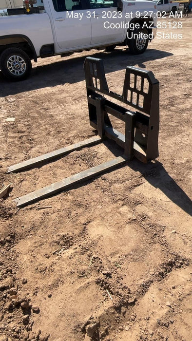 2021 FEMA 60" Skid Steer Forks FEMA