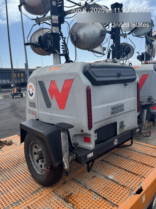 2019 Wacker Neuson LTV6L-MH Wacker Neuson LTV6L Mobile Light Tower w/Fuel Level Sensor Installed