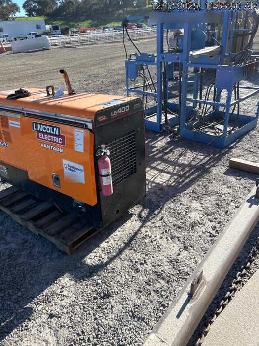 2022 Lincoln Electric LE400 Kubota V1505, Trlr, Cable Rack, Light Kit, ES Decals, T3