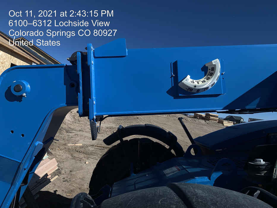 2019 Genie GTH-844 Cab/Heat/AC, Solid RT Tires, LED Work Lights, Beacon 60" QA Carriage, 48" Forks