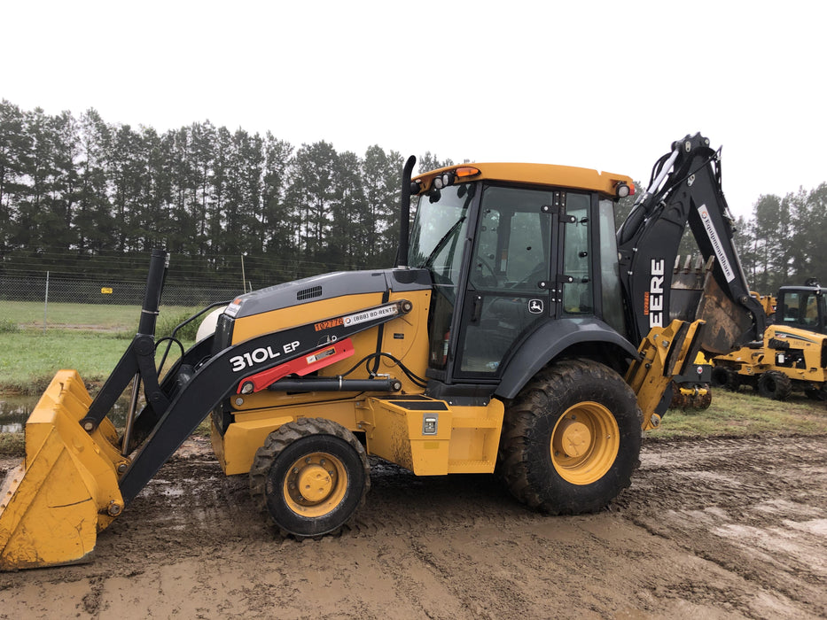 2020 John Deere 310LEP Cab/Heat/Air, 4WD, Standard Stick, Pilot Controls, 2 Way Hydraulics, TAG Manual QC