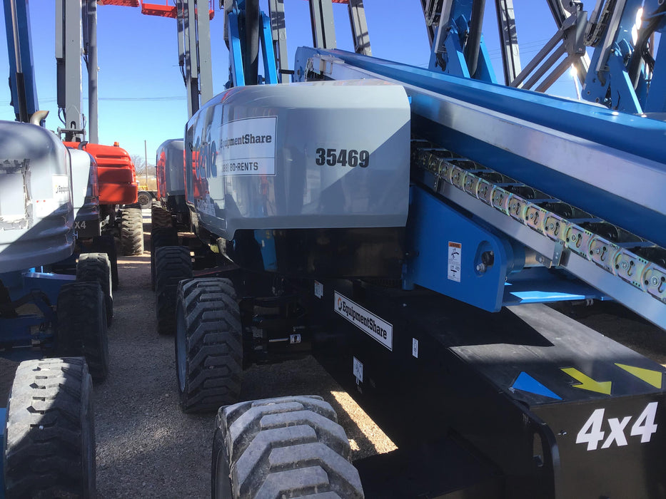 2019 Genie S-60 XC Diesel, Foam Filled Tires, Welder Ready Package, Beacon