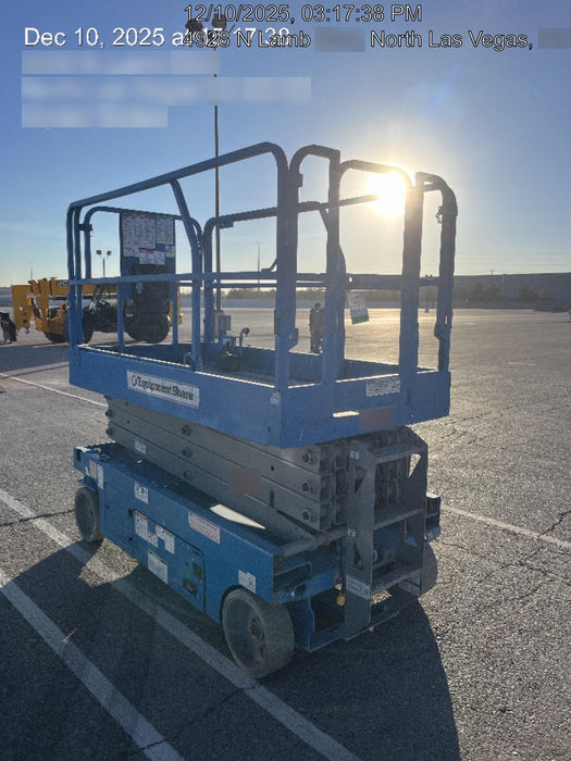2019 Genie GS-2646 folding rails with full height swing gate