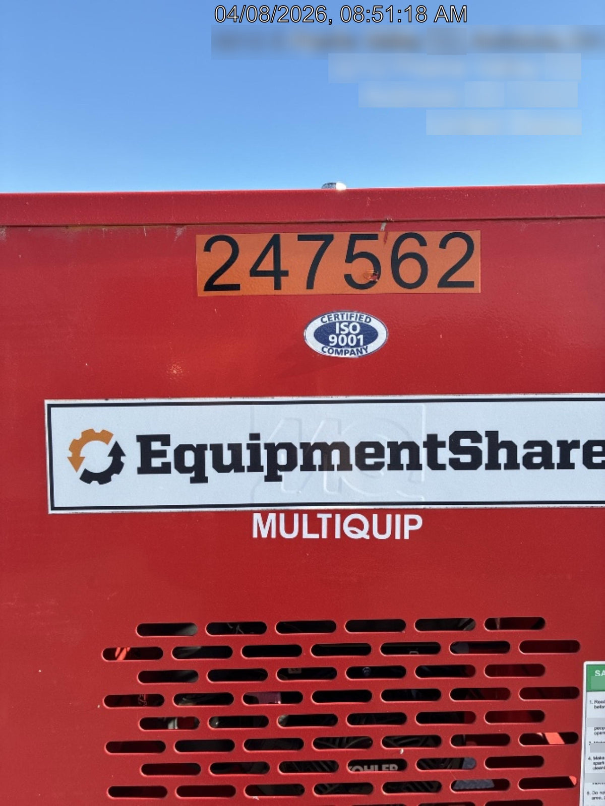 2022 MULTIQUIP MC94PK