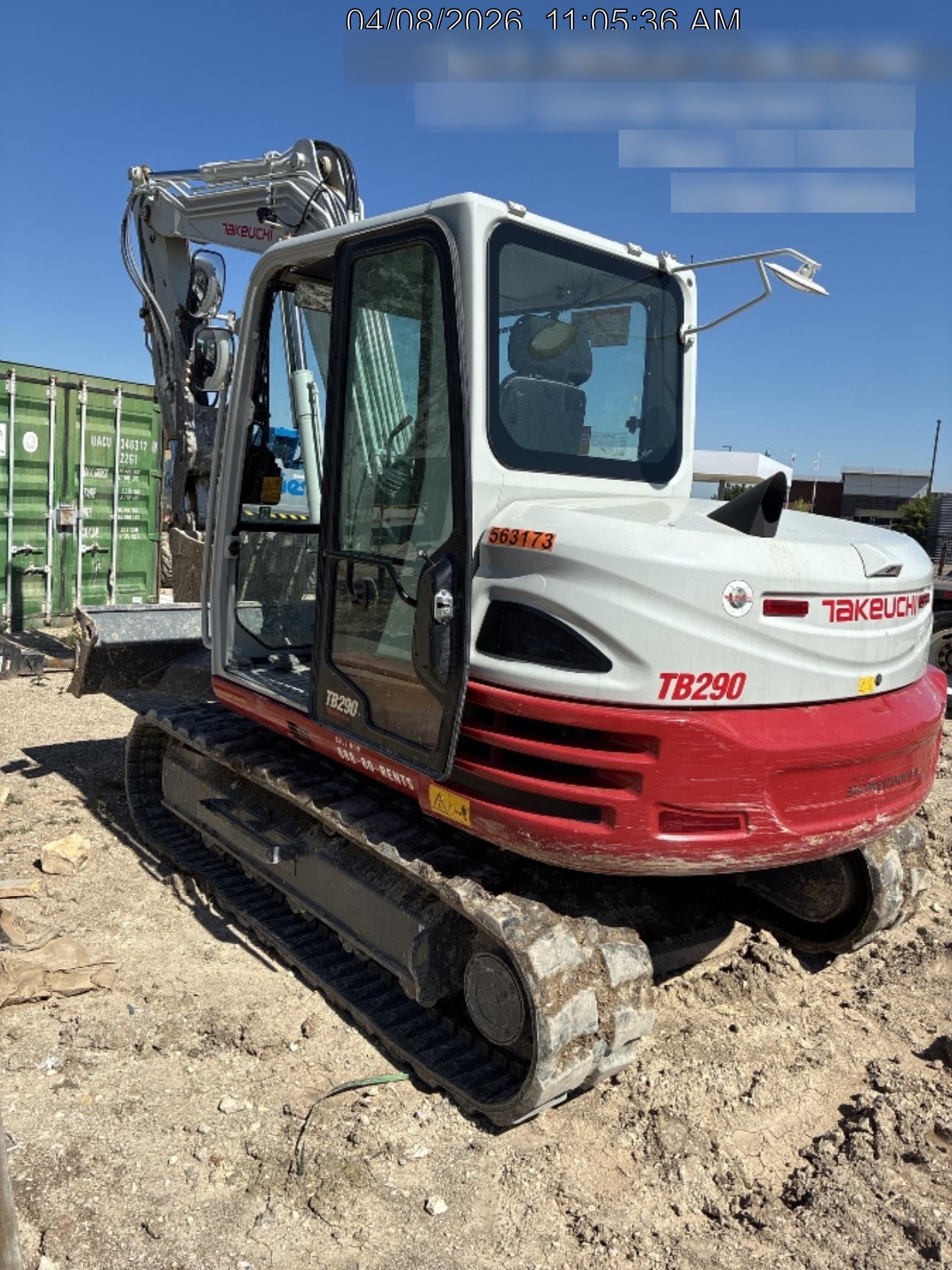 2025 TAKEUCHI TB290-CR