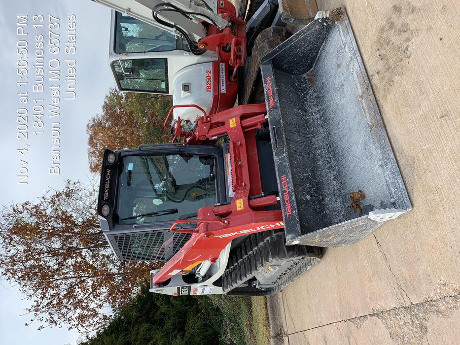 2020 Takeuchi TL12R2-CRR Cab/Heat/Air, Hydraulic QC, Ride Control