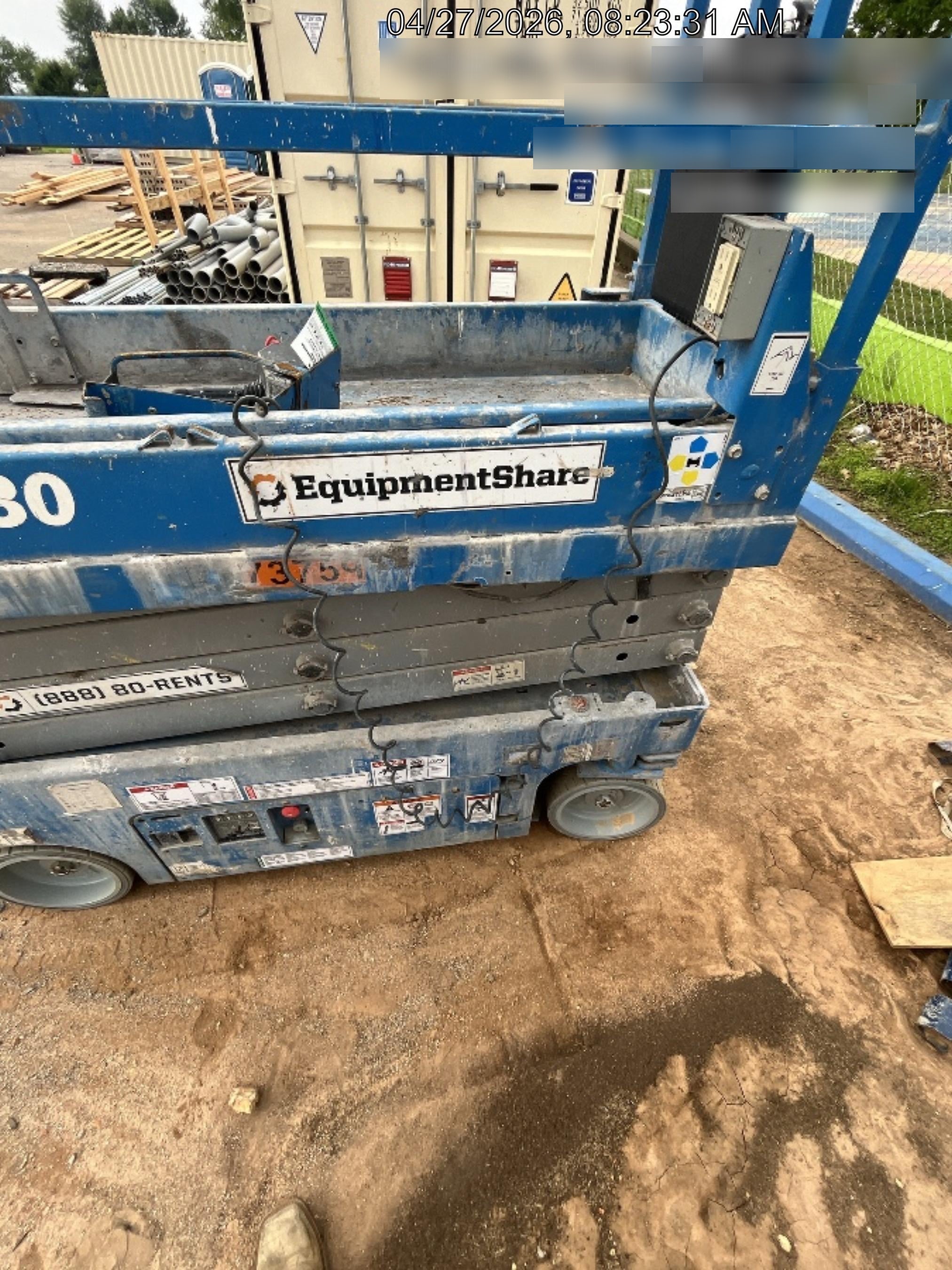 2020 Genie GS-1930 Fixed rails with chain entry gate - Pre A92.20