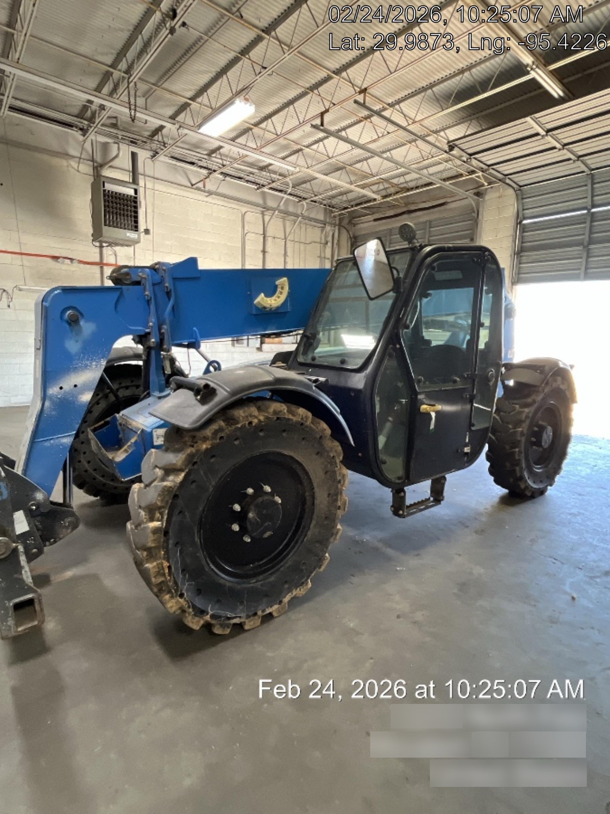 2019 Genie GTH-636 Cab/Heat/AC, Solid RT Tires, LED Work Lights, Beacon 60" QA Carriage, 48" Forks