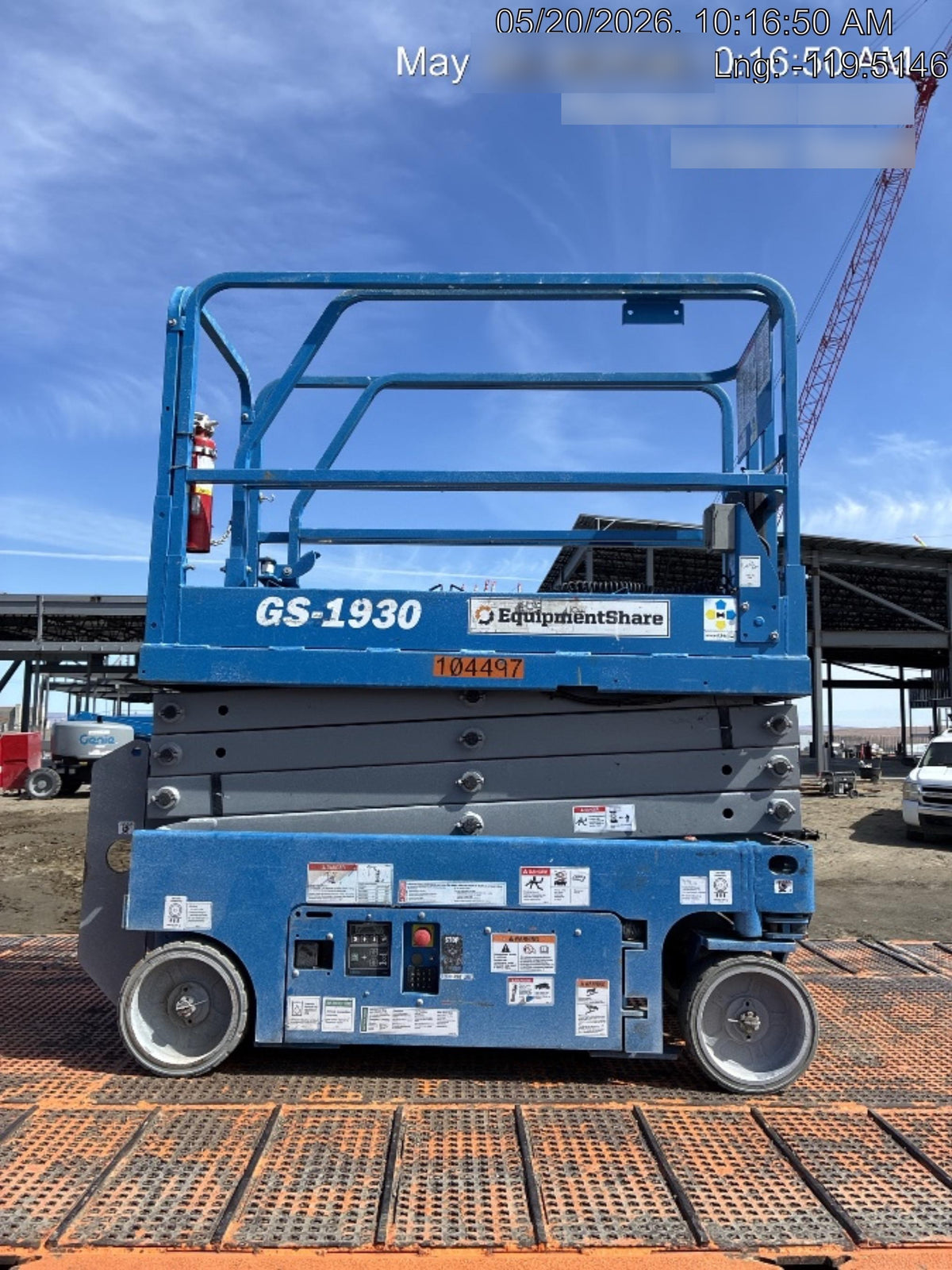 2020 Genie GS-1930 Standard Machine, 800W Inverter